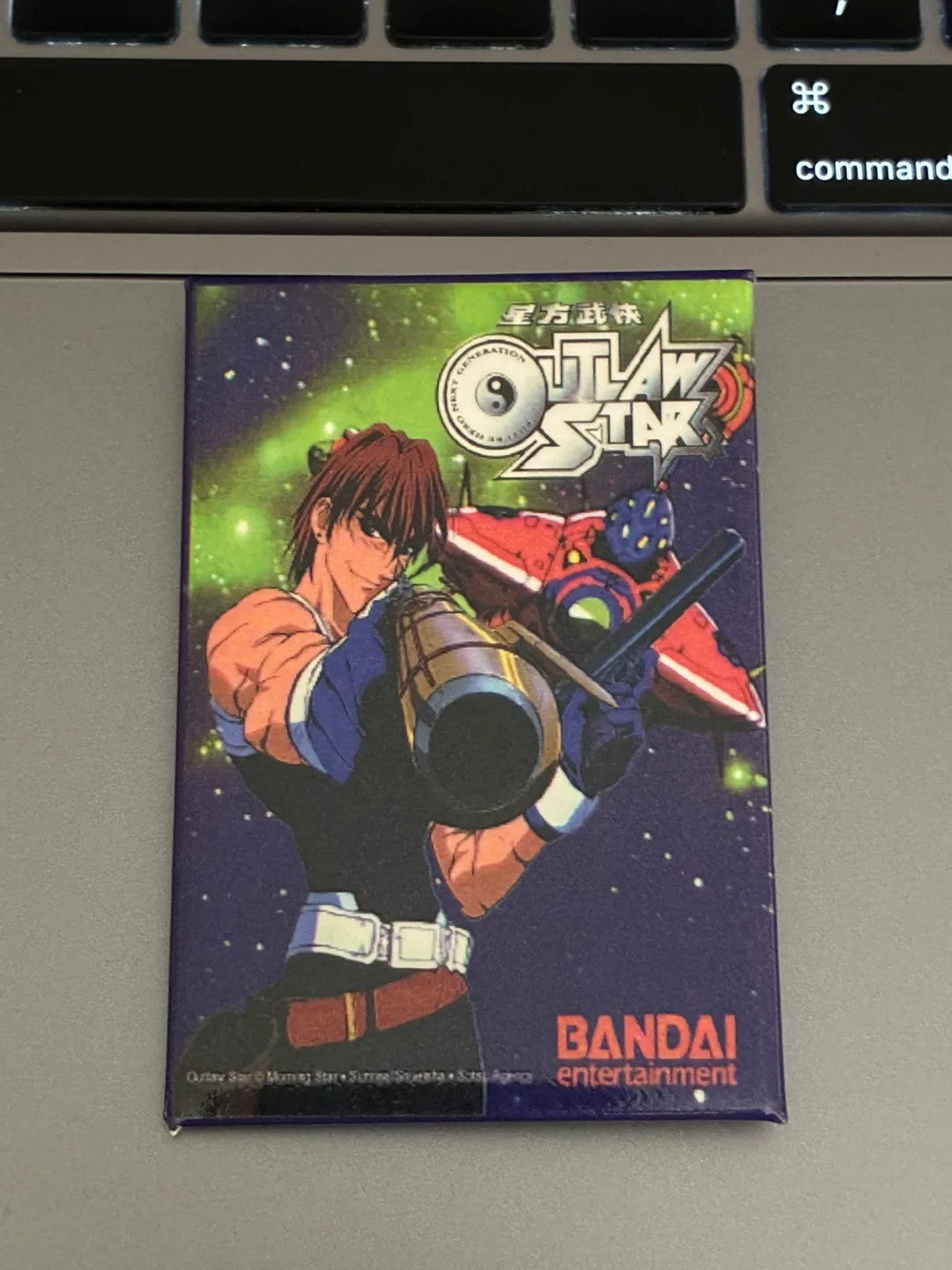 🧡 Vintage Outlaw Star Button Pin thumbnail