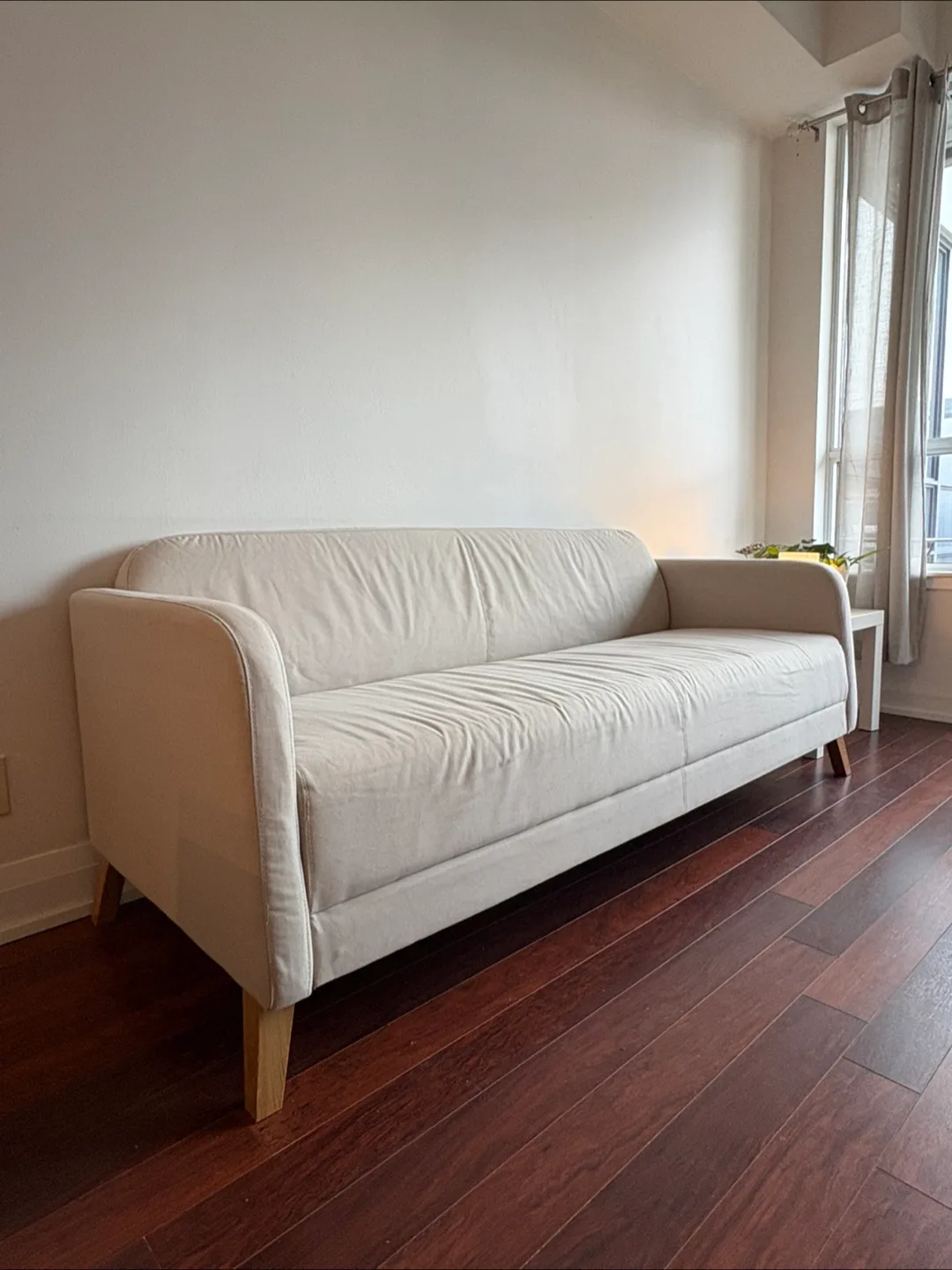 IKEA Linanas 3-Seat Sofa - Viessle Beige thumbnail