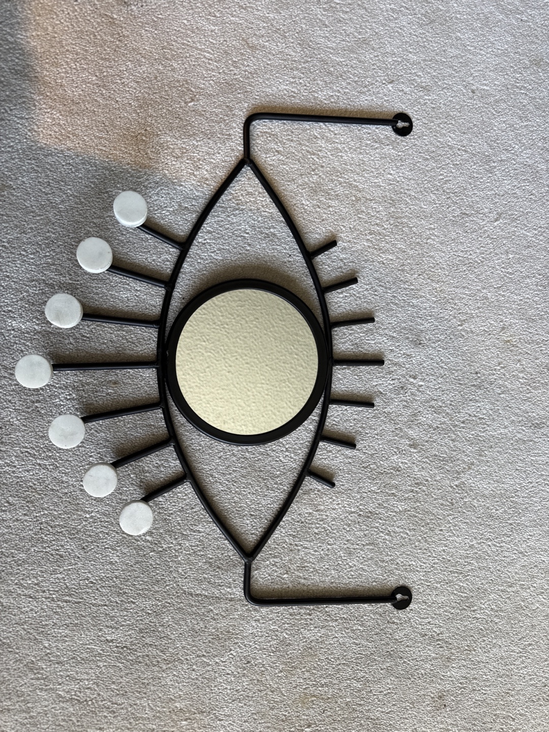 Eye-shaped Wall Mirror