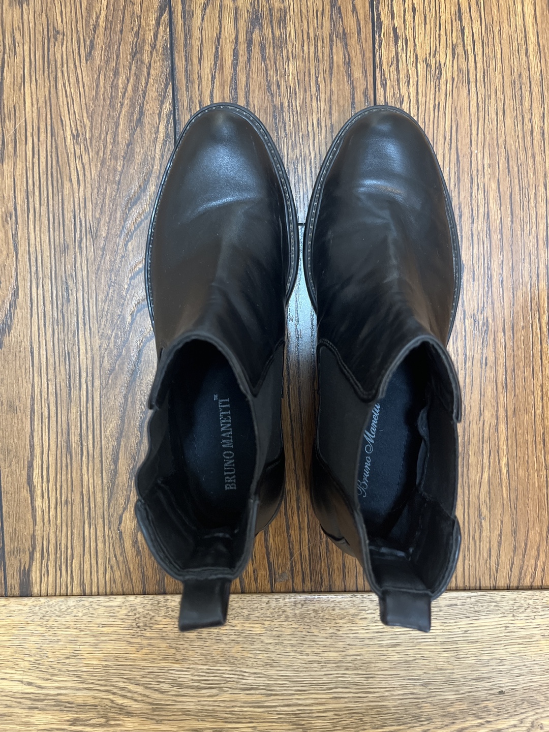 Bruno Manetti Black Chelsea Boots - Size 36