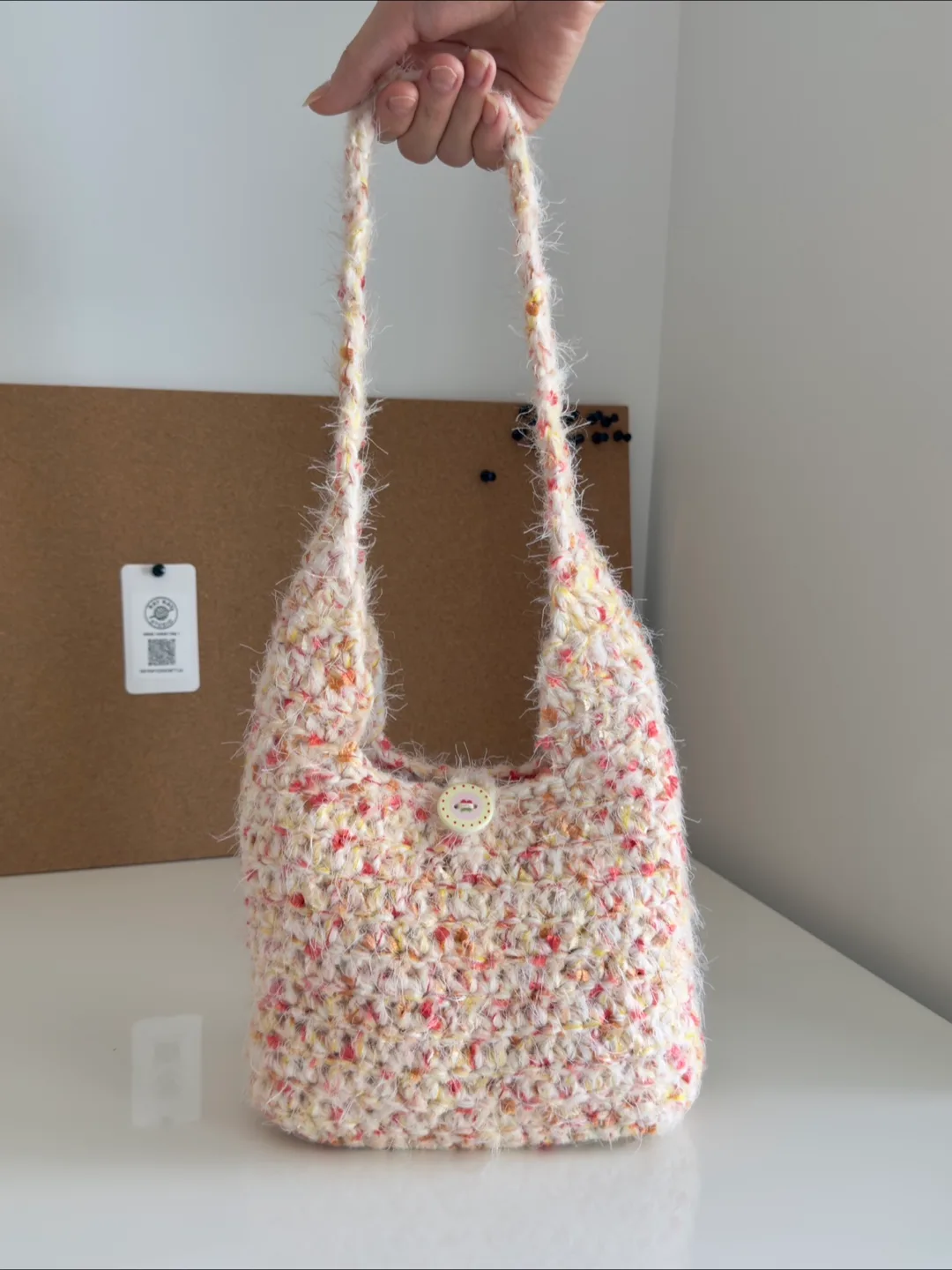 Handmade Crochet Shoulder Bag image indicator(4)