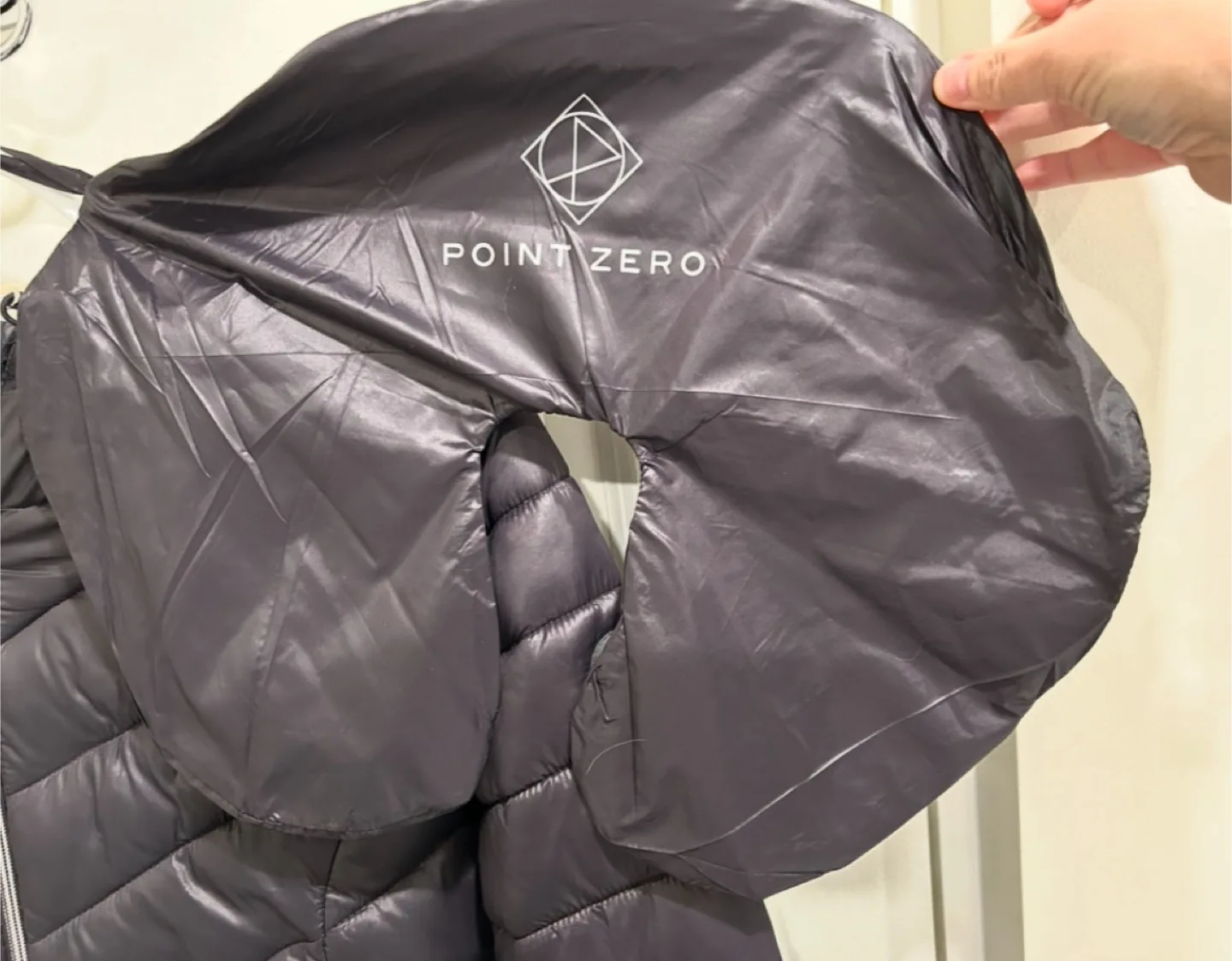 Point Zero Women’s Black Puffer Jacket (packable) image indicator(5)