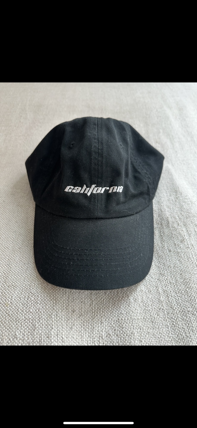 Black 'California' Baseball Cap