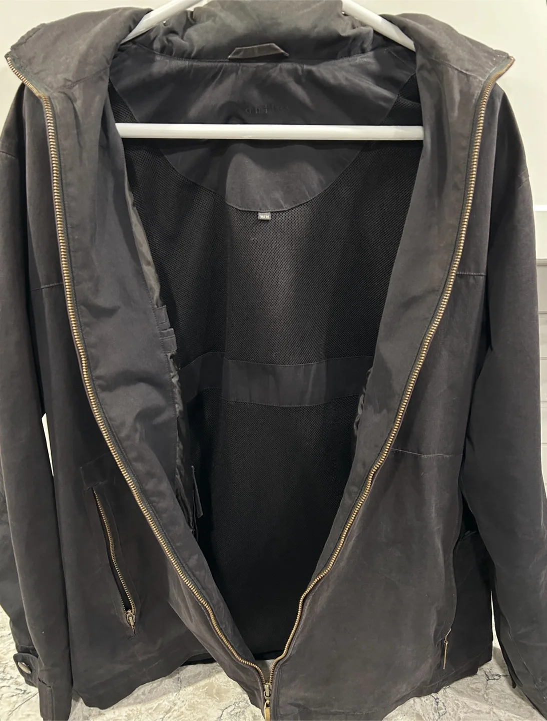 Mantles Mens Dressy/Casual Jacket with Foldaway Hood image indicator(3)