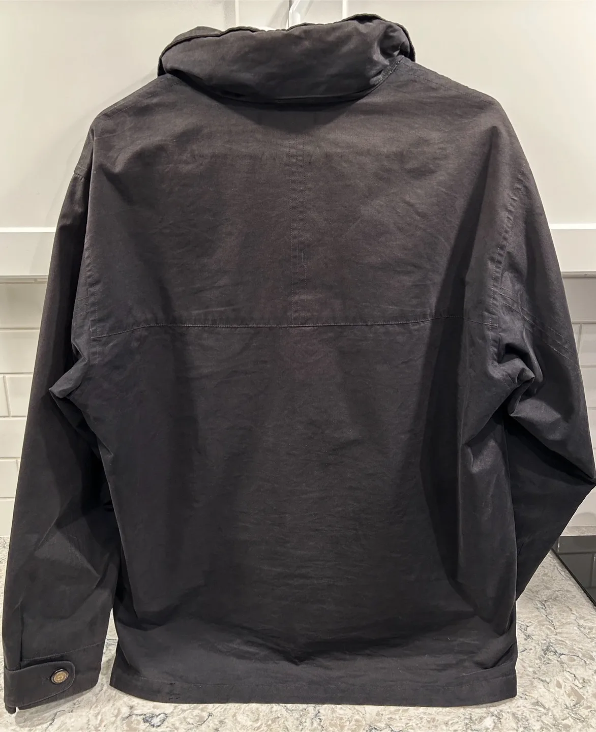 Mantles Mens Dressy/Casual Jacket with Foldaway Hood image indicator(2)