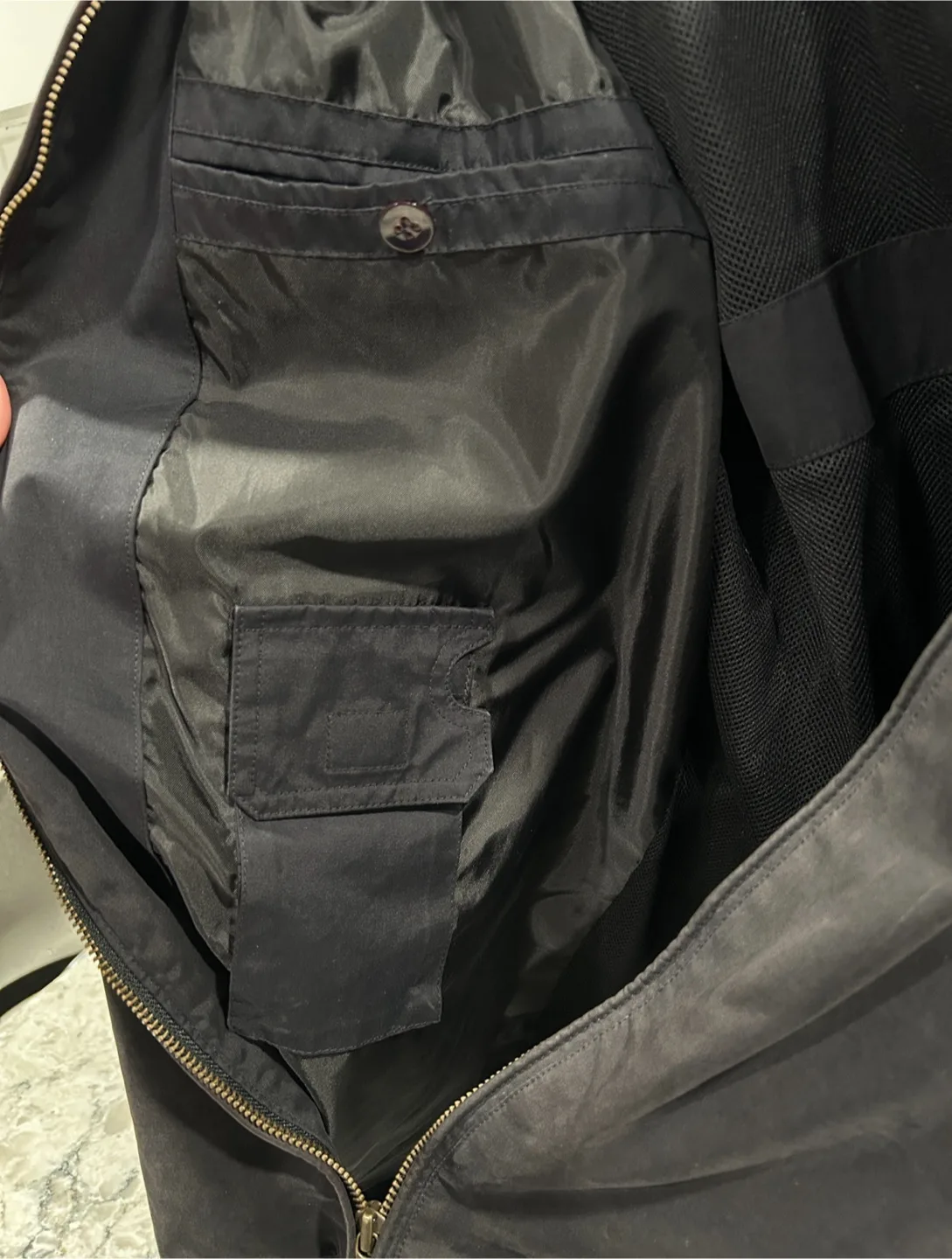 Mantles Mens Dressy/Casual Jacket with Foldaway Hood image indicator(4)