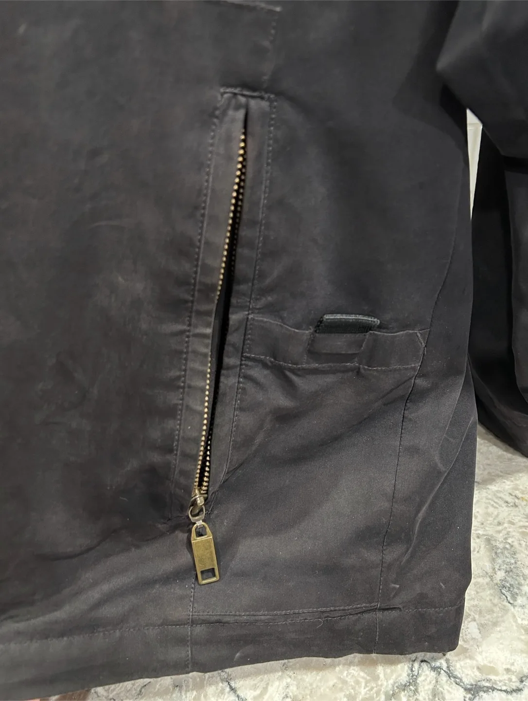 Mantles Mens Dressy/Casual Jacket with Foldaway Hood image indicator(7)