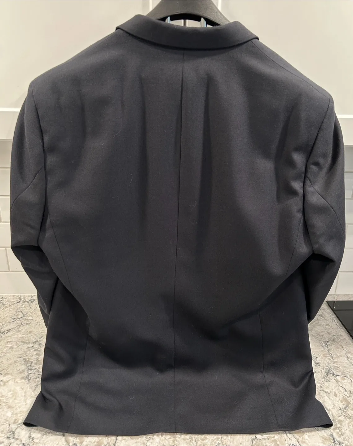 Moores Mens Pronto-Uomo Navy Blue Sports Coat/Suit Jacket/Blazer image indicator(2)