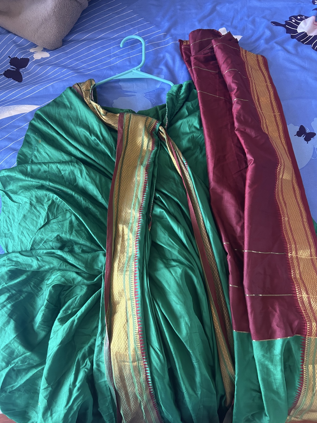 Readymade navvari saree with blouse - photo 2