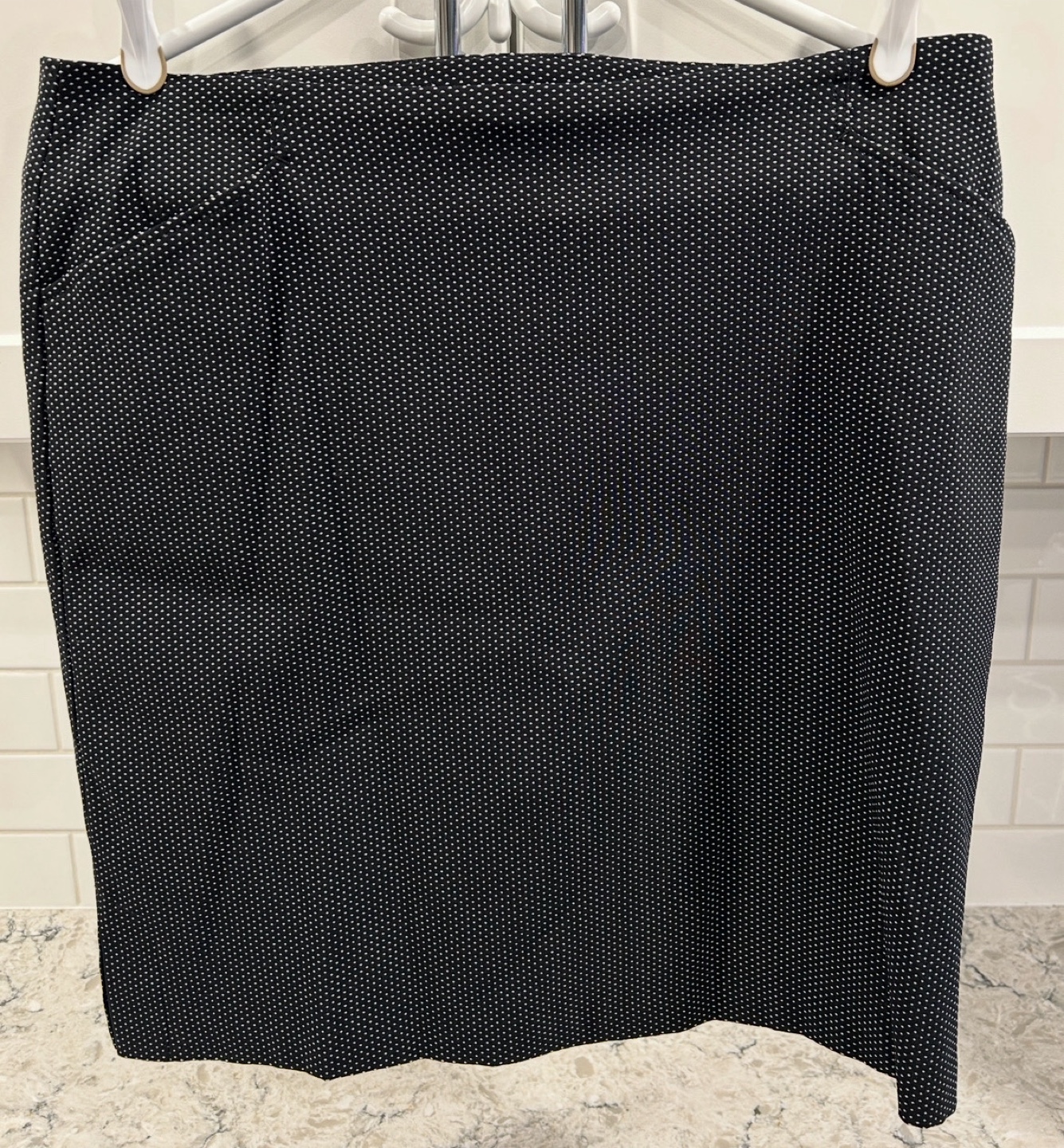 Women’s Black and White Stretchy Skort
