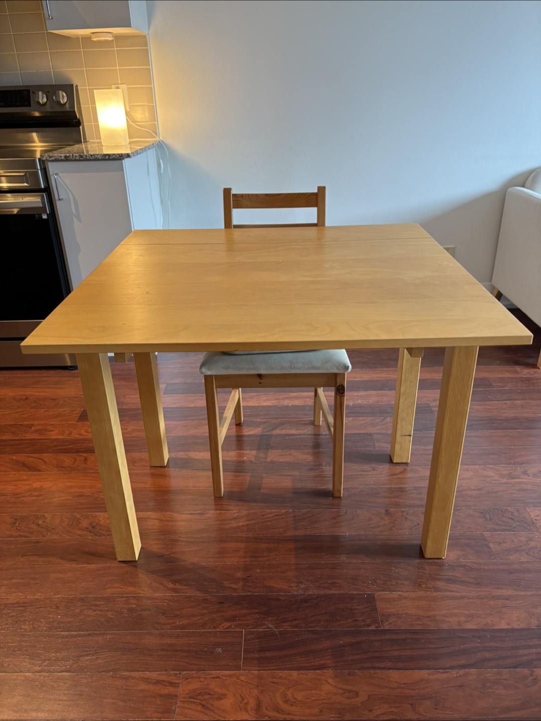 Wooden Extendable Ikea Dining Table