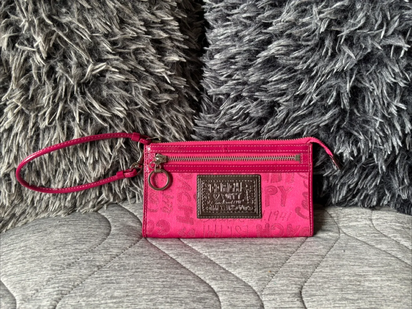 Coach Poppy Pink Wristlet image indicator(2)