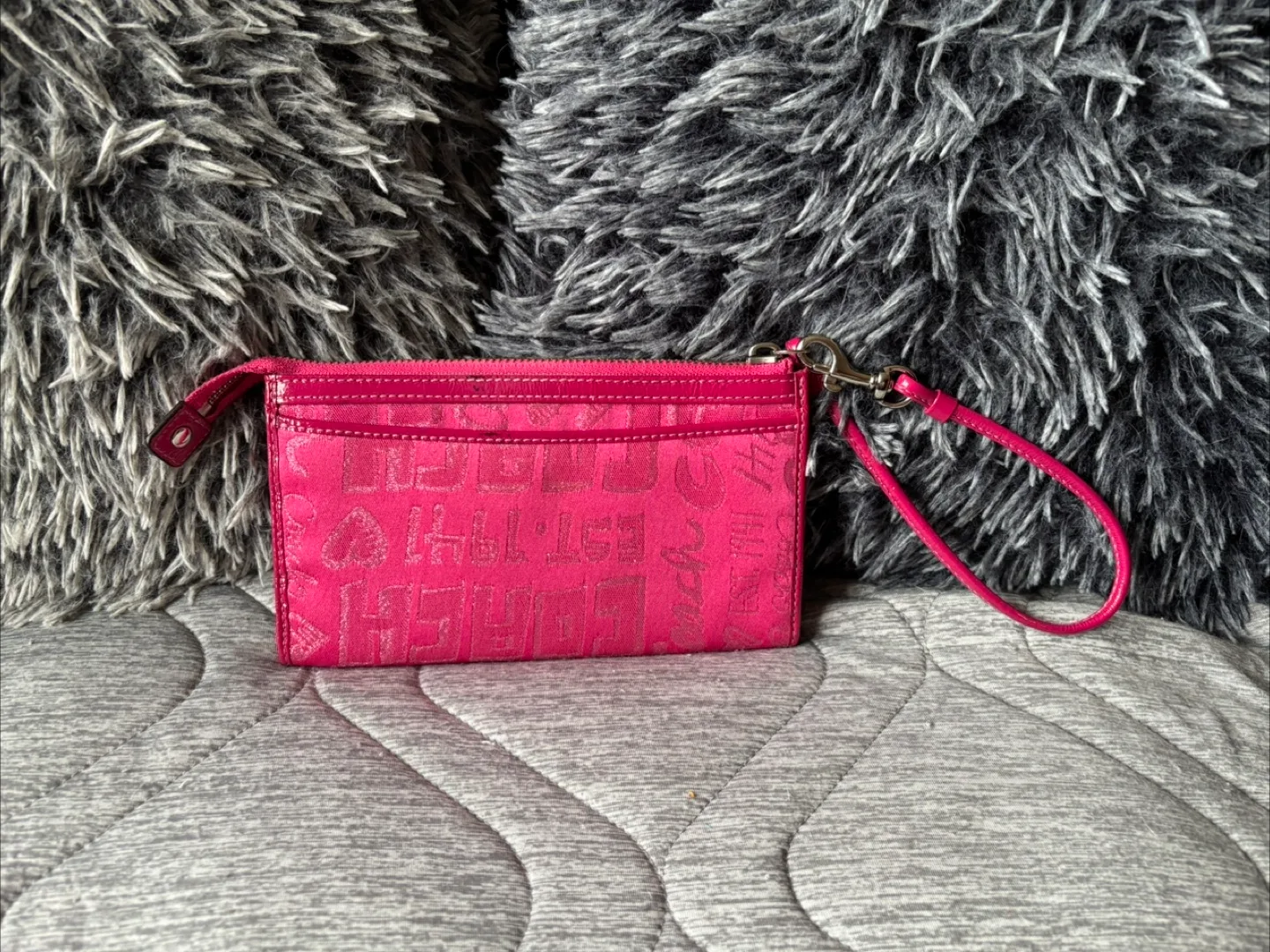 Coach Poppy Pink Wristlet image indicator(3)