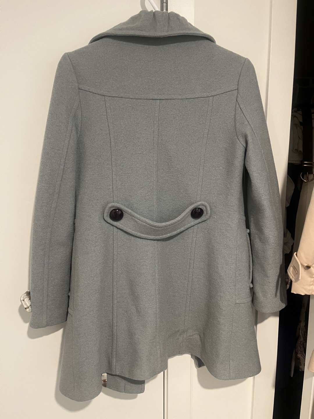 Ted Baker London Grey Wool Coat