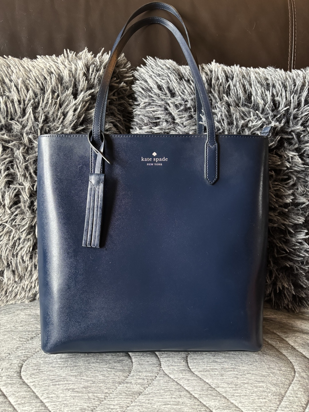 Kate Spade New York Navy Blue Tote Bag - photo 2