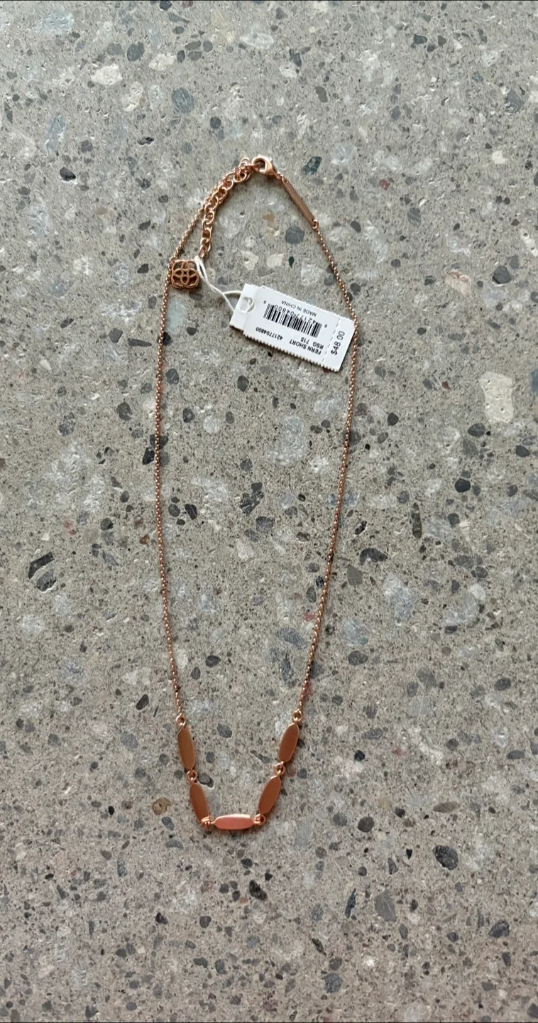 Kendra Scott Fern 14K Rose Gold-plated Collar Necklace New image indicator(3)