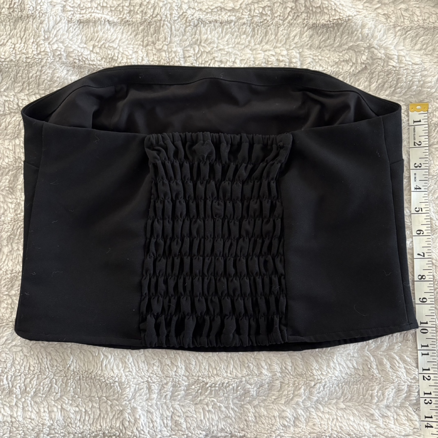 🧡Black Strapless Top - Size L - photo 4