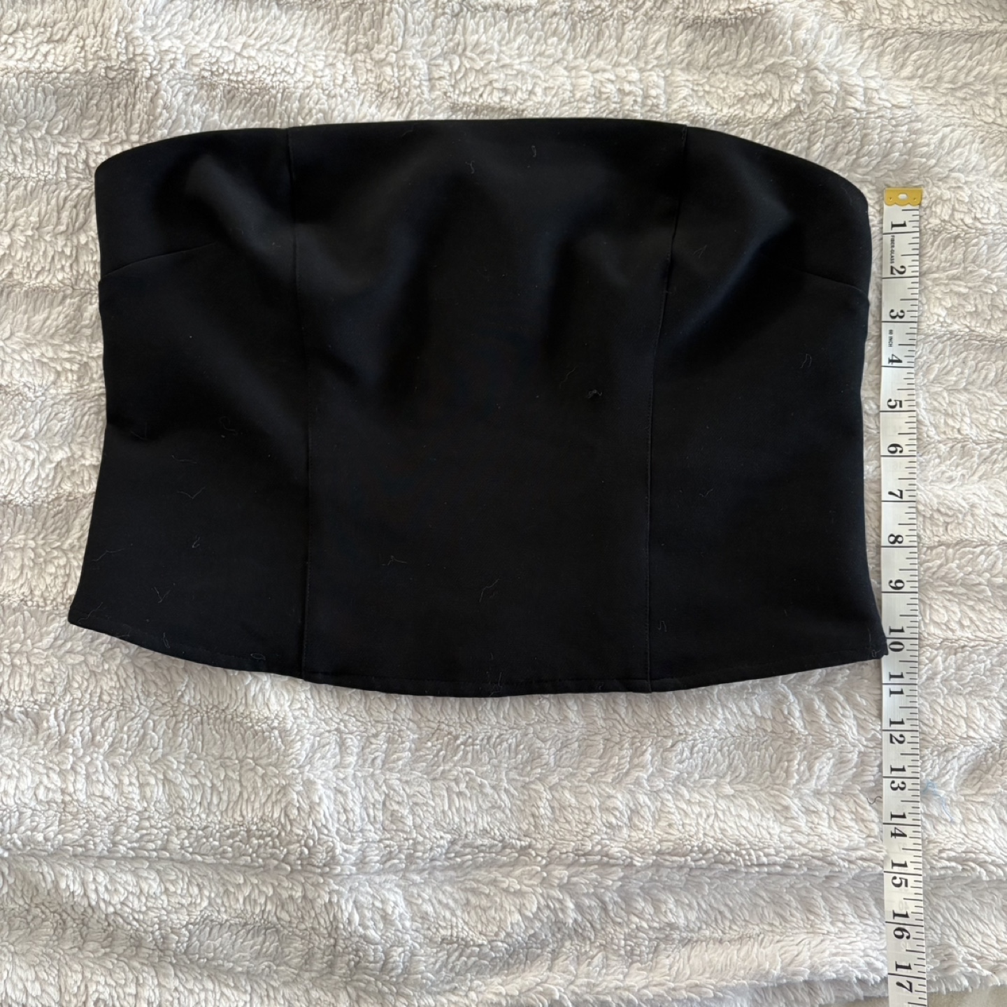 🧡Black Strapless Top - Size L - photo 3