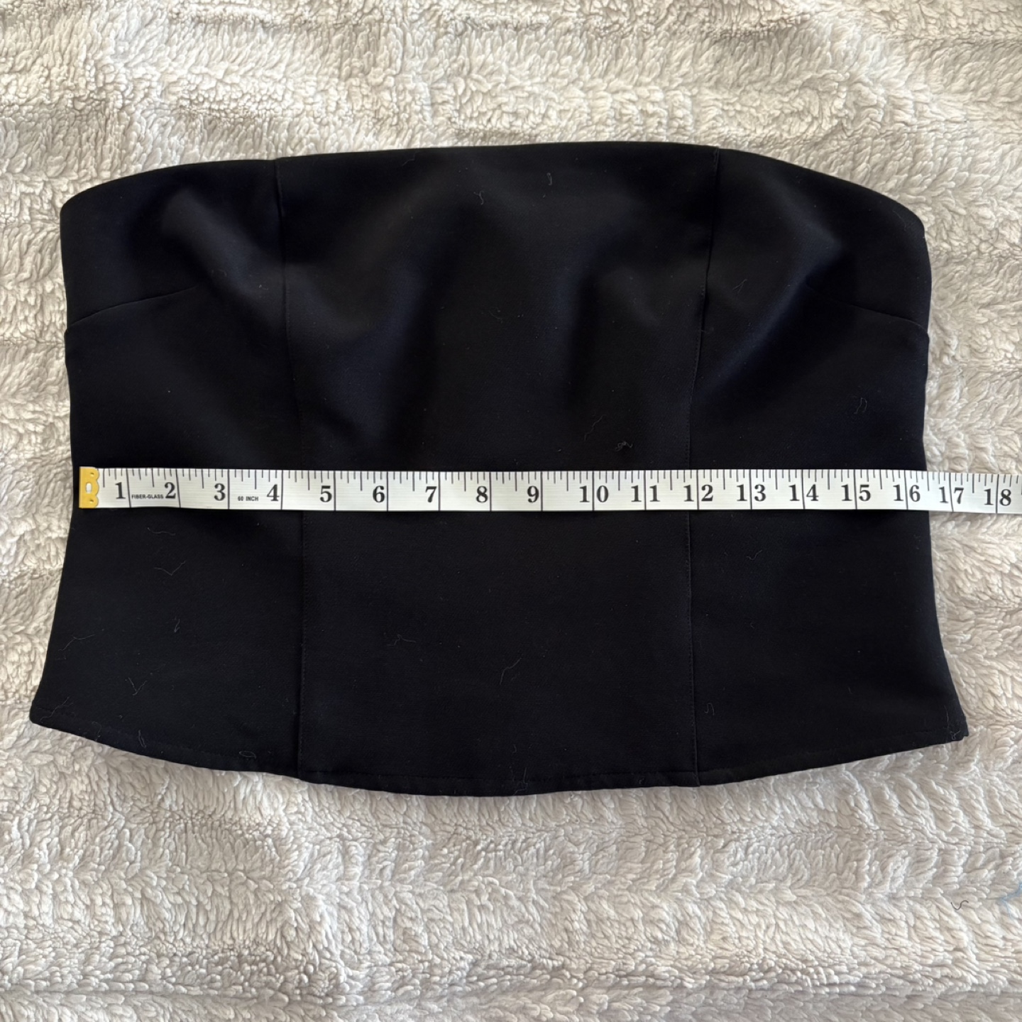 🧡Black Strapless Top - Size L - photo 2