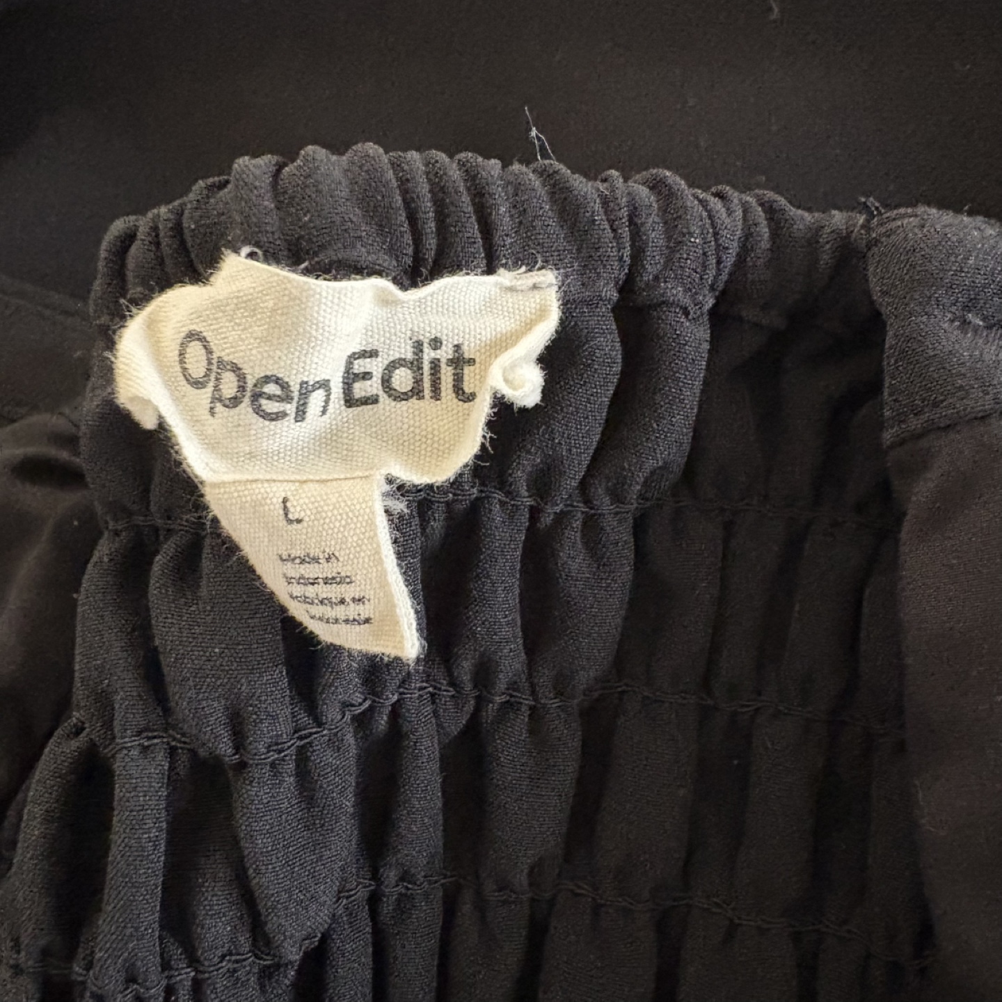 🧡Black Strapless Top - Size L - photo 5