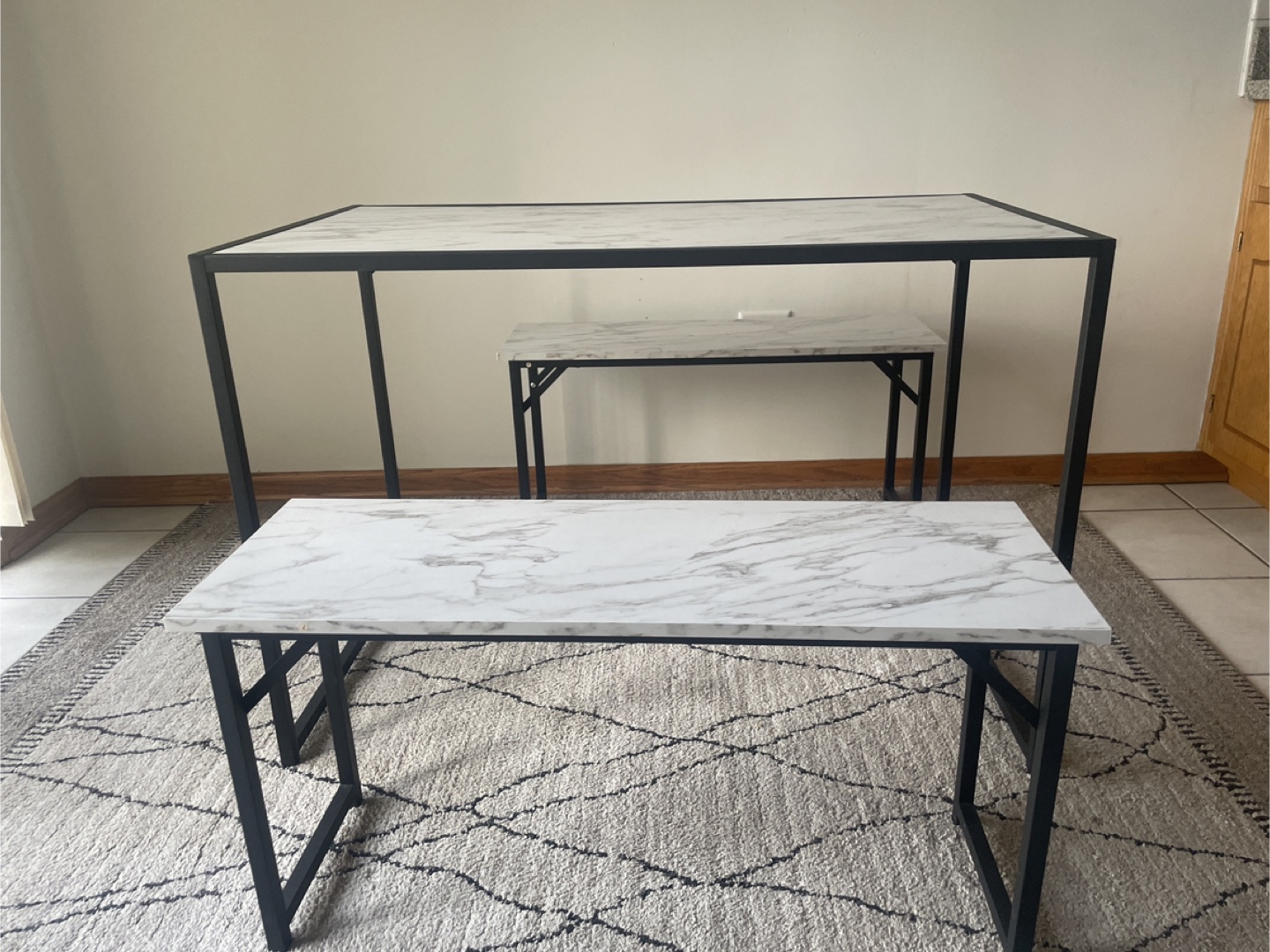 Modern 3-Piece Dining Set - photo 3