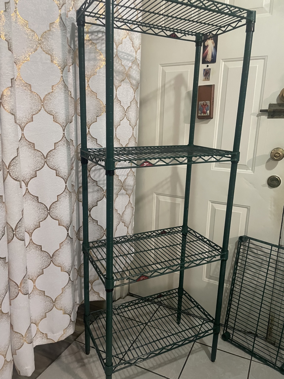 Metro Antimicrobial Wire Shelving Unit - Green