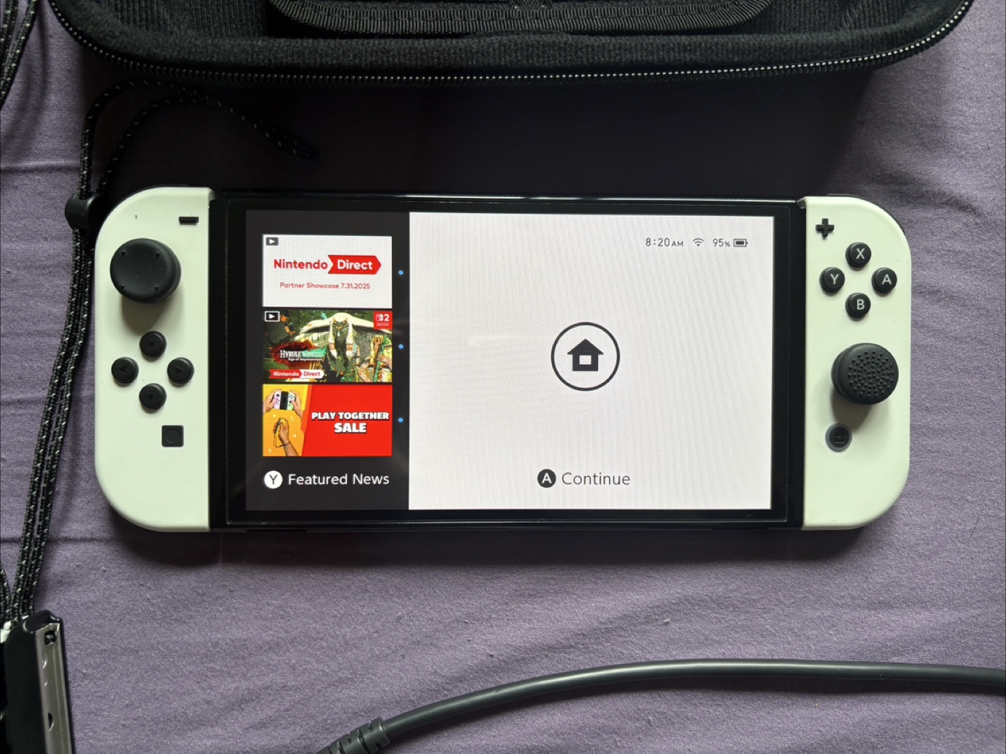 Nintendo Switch OLED White + Controller & Accessories