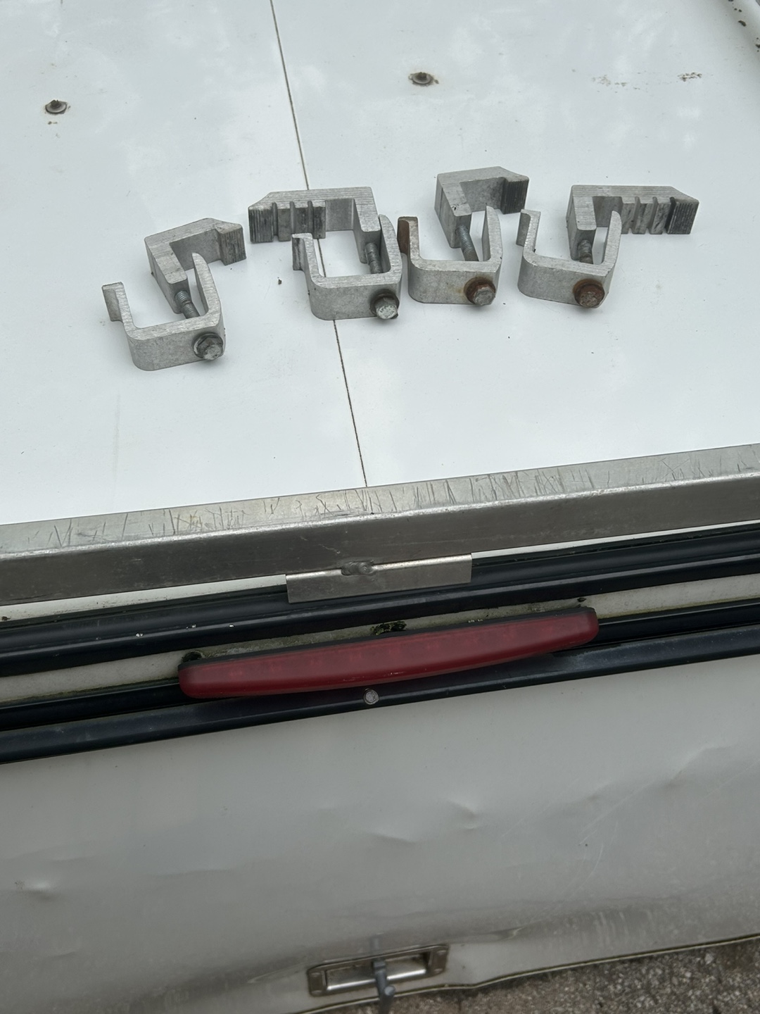White Truck Cap with Rack - photo 5
