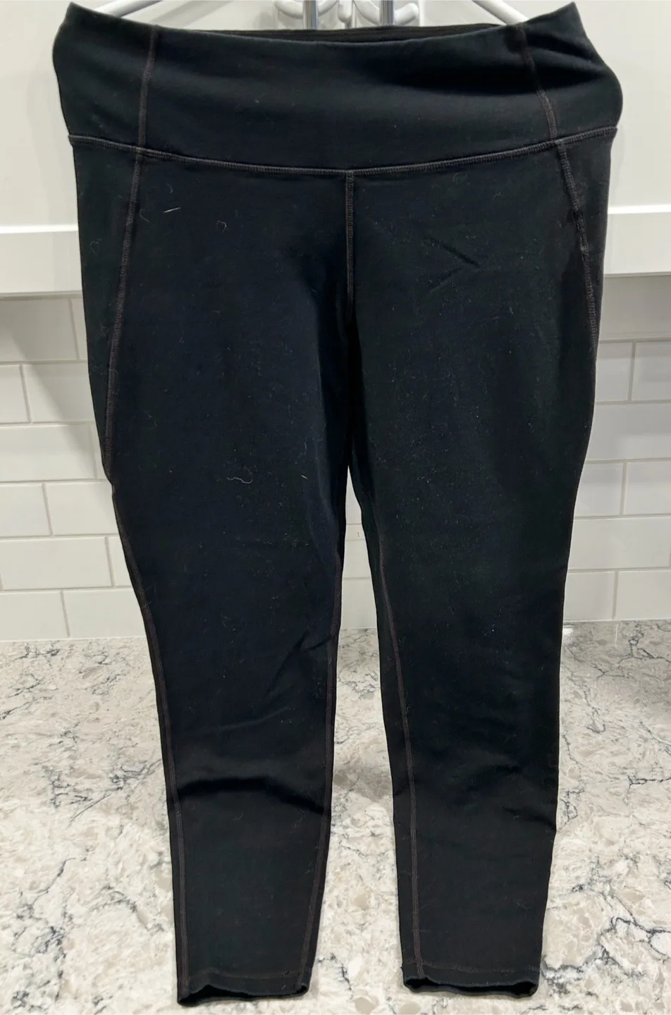 Women’s Black Athletic Leggings  (Hyba Brand) image indicator(2)