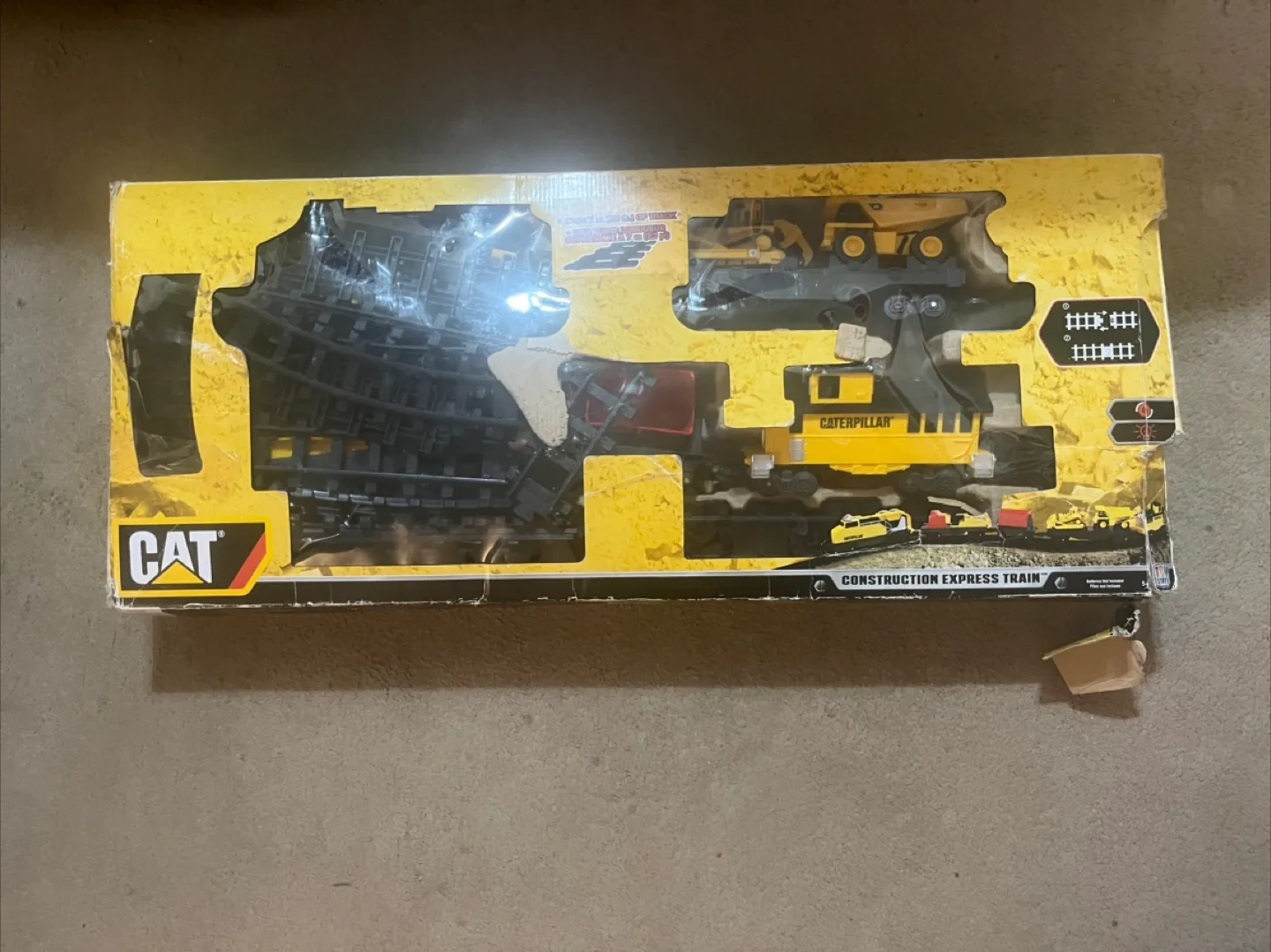 Caterpillar Construction Express Train Set thumbnail