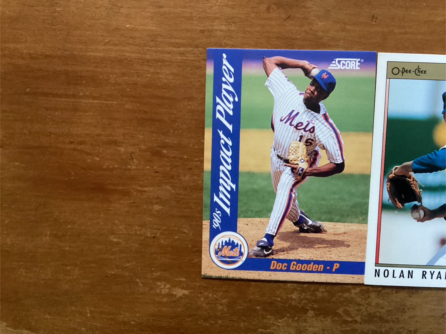 1992 SCORE DOC GOODEN, OPC NOLAN RYAN & JACK MORRIS Cards - photo 2