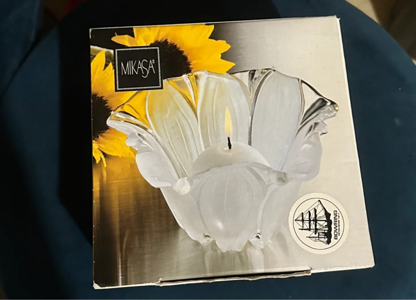 Glass Flower Candleholder🌼🧡 thumbnail