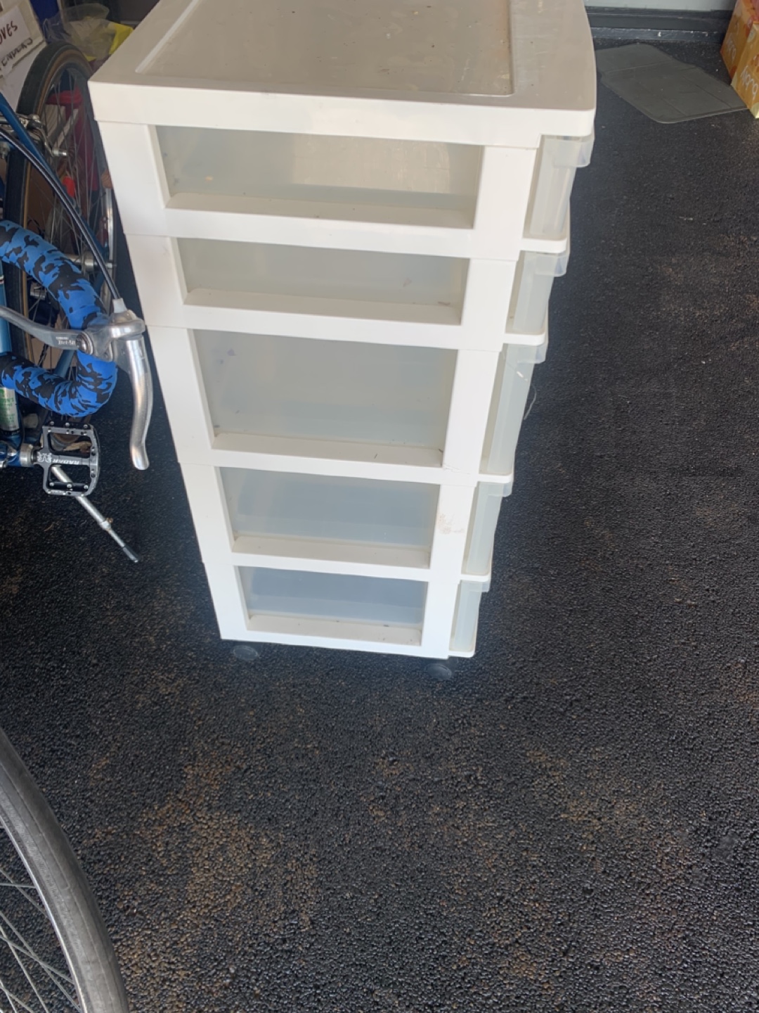 White 5-Drawer Storage Tower - photo 2