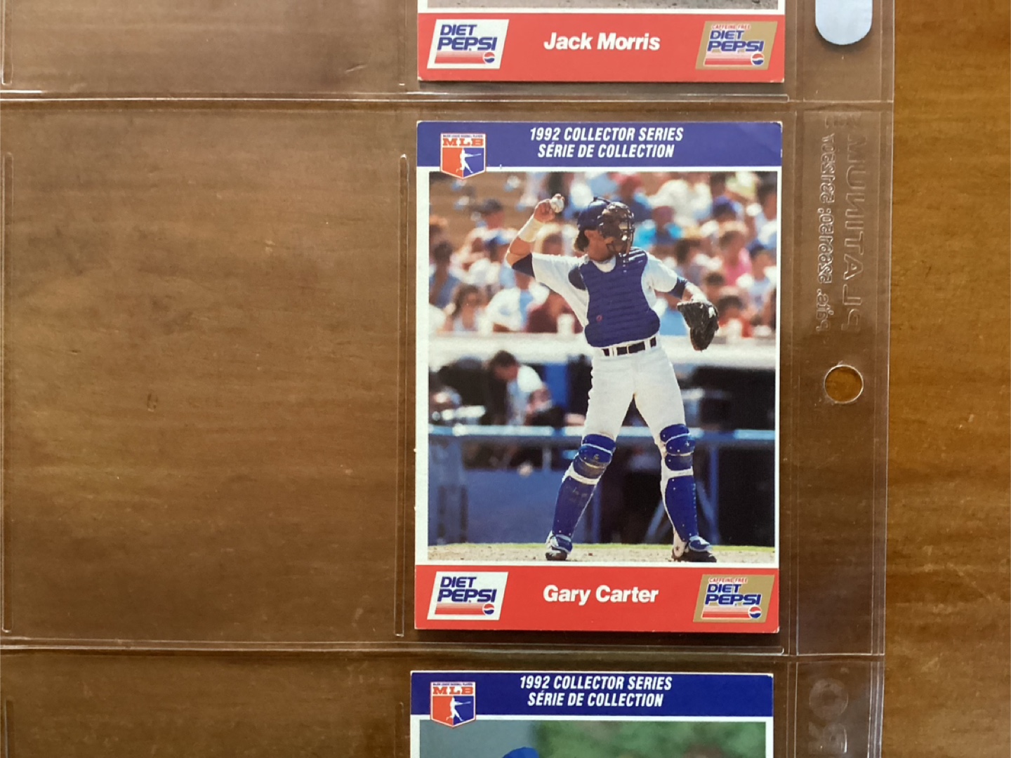 1992 Diet Pepsi MLB Cards # ‘s 6, 12 & 16 of 30 Card Set - photo 3