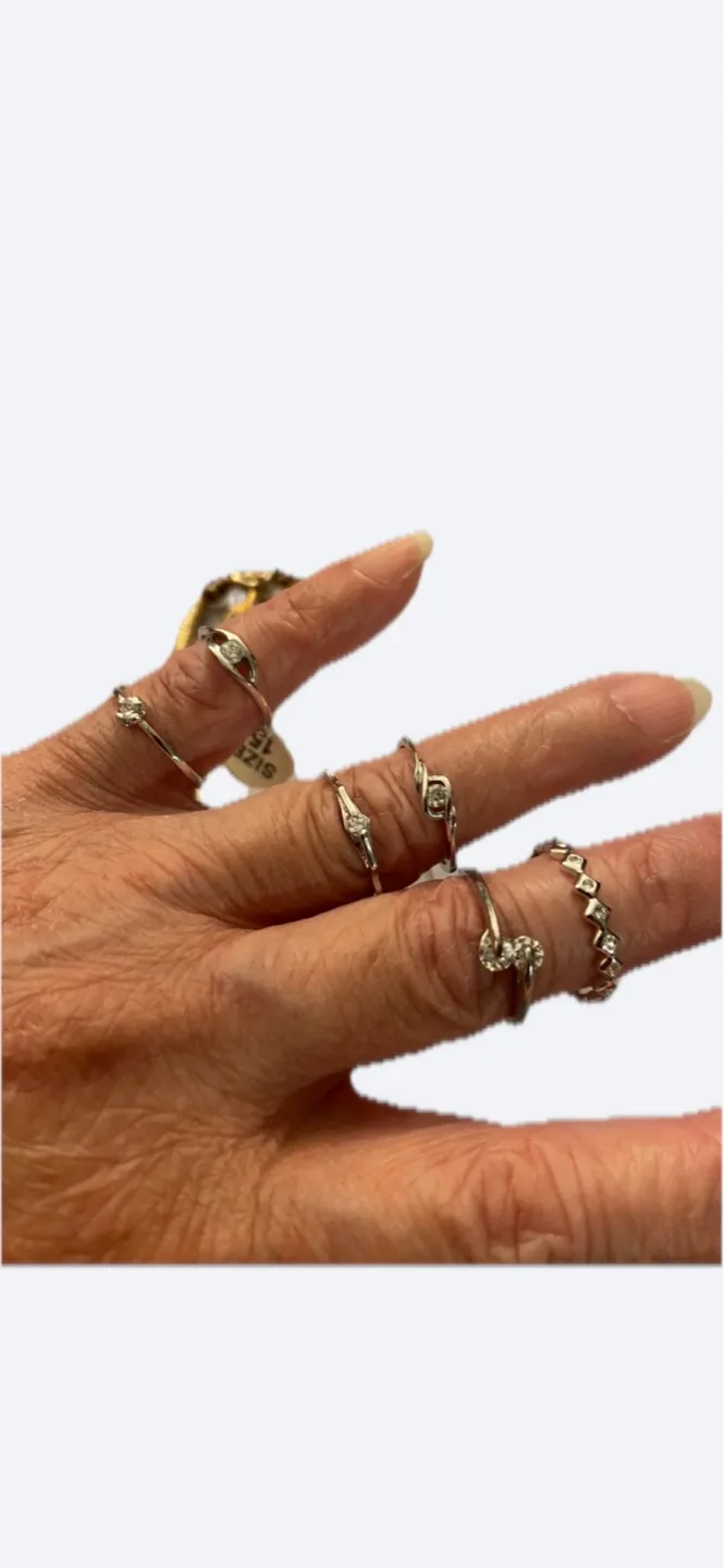 Assorted Rings, Size 15-17 thumbnail