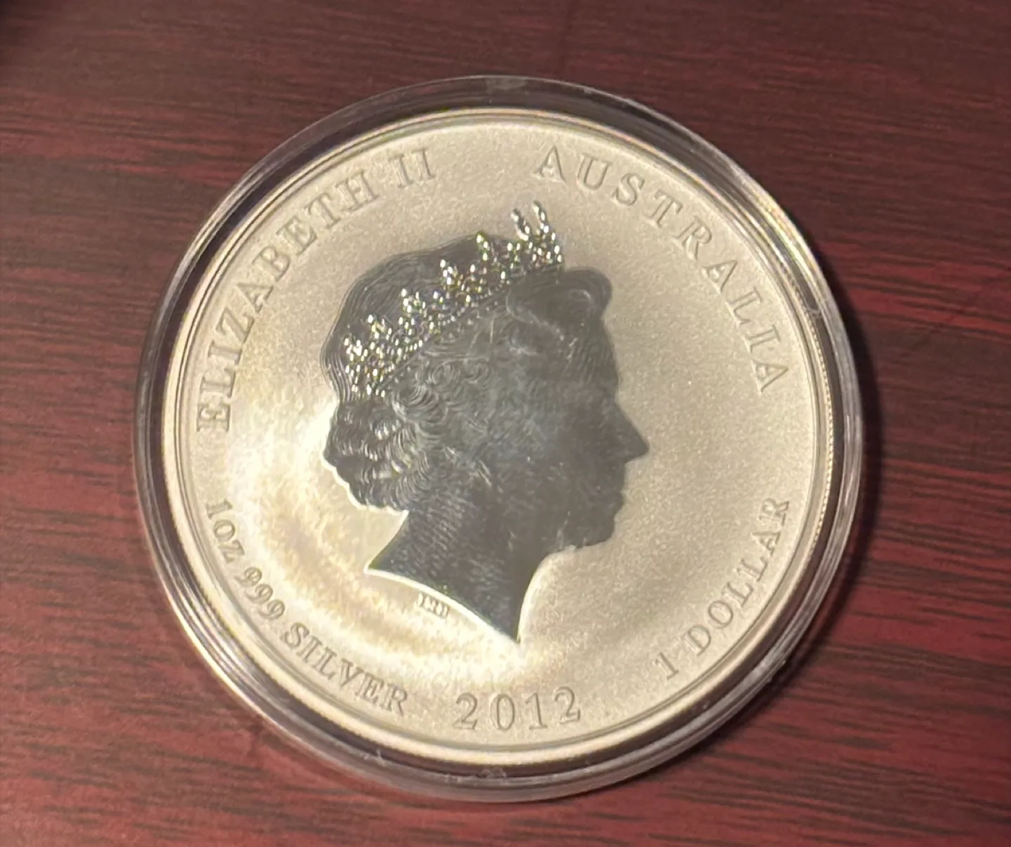 Australian 1 oz Silver Lunar Year of the Dragon - 2012 image indicator(2)