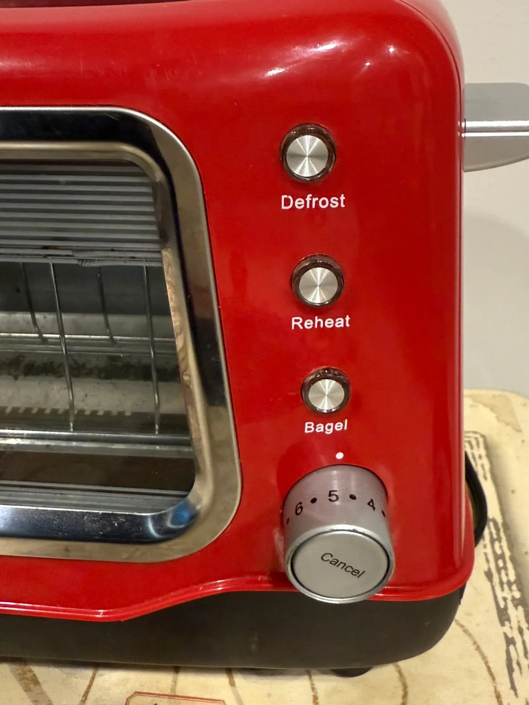 Dash 2 Slice Long Slot Clear View Toaster image indicator(5)