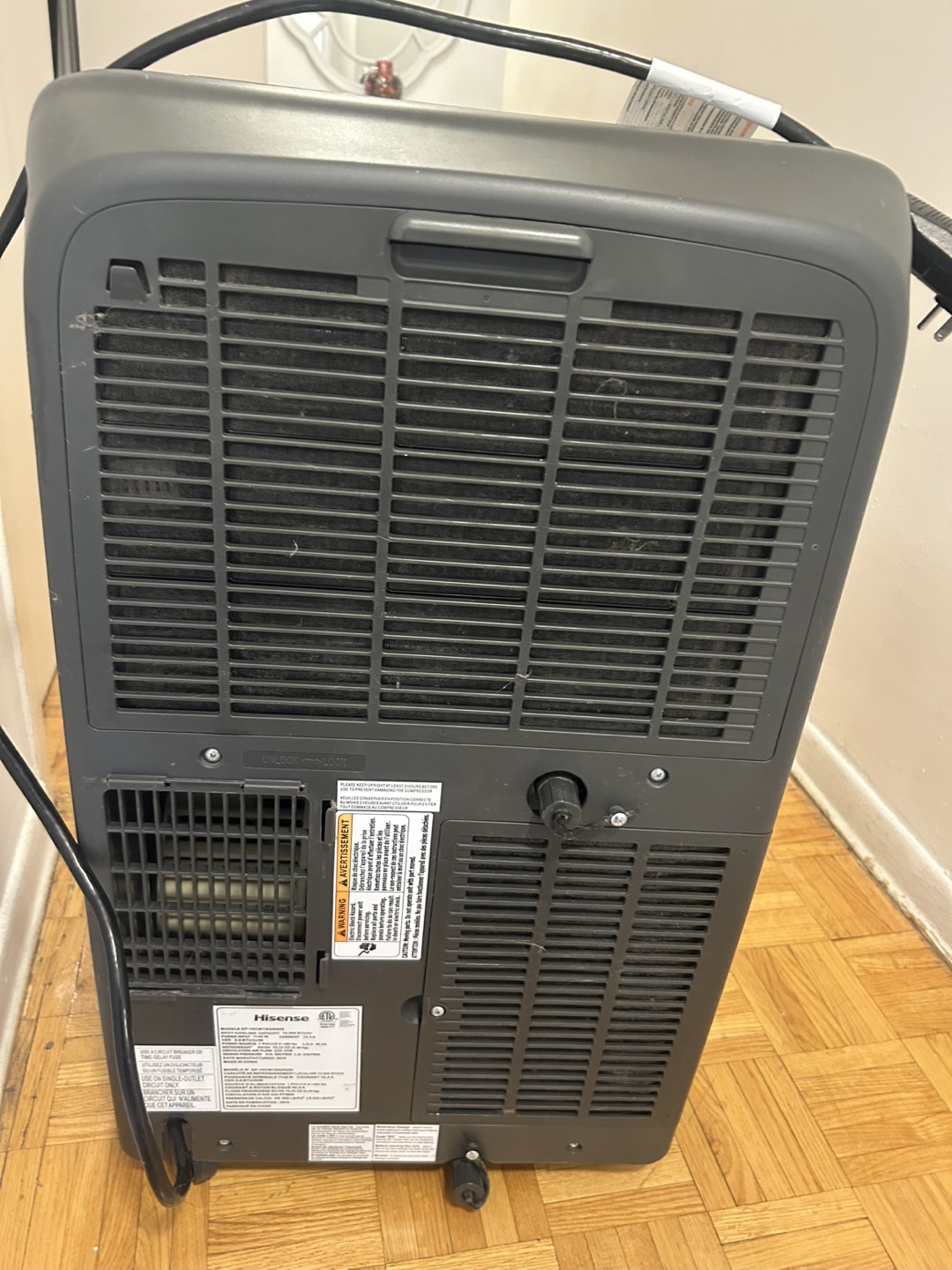Hisense Portable Air Conditioner, AP-10CW1GRS00 - photo 5