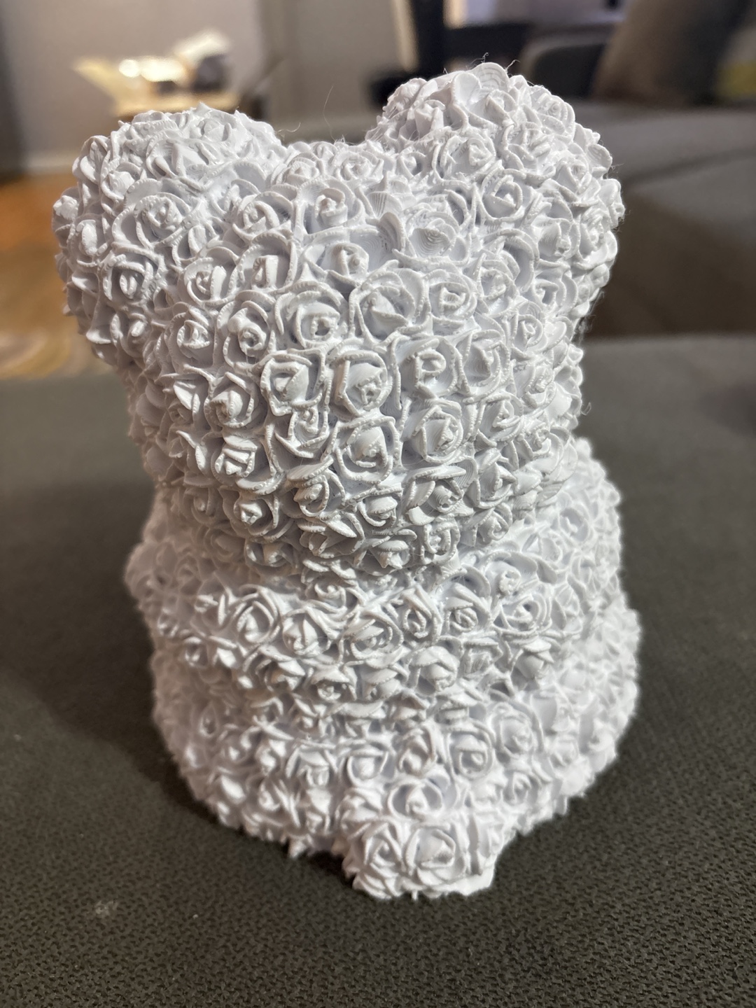 Rose Teddy Bear - White - photo 3