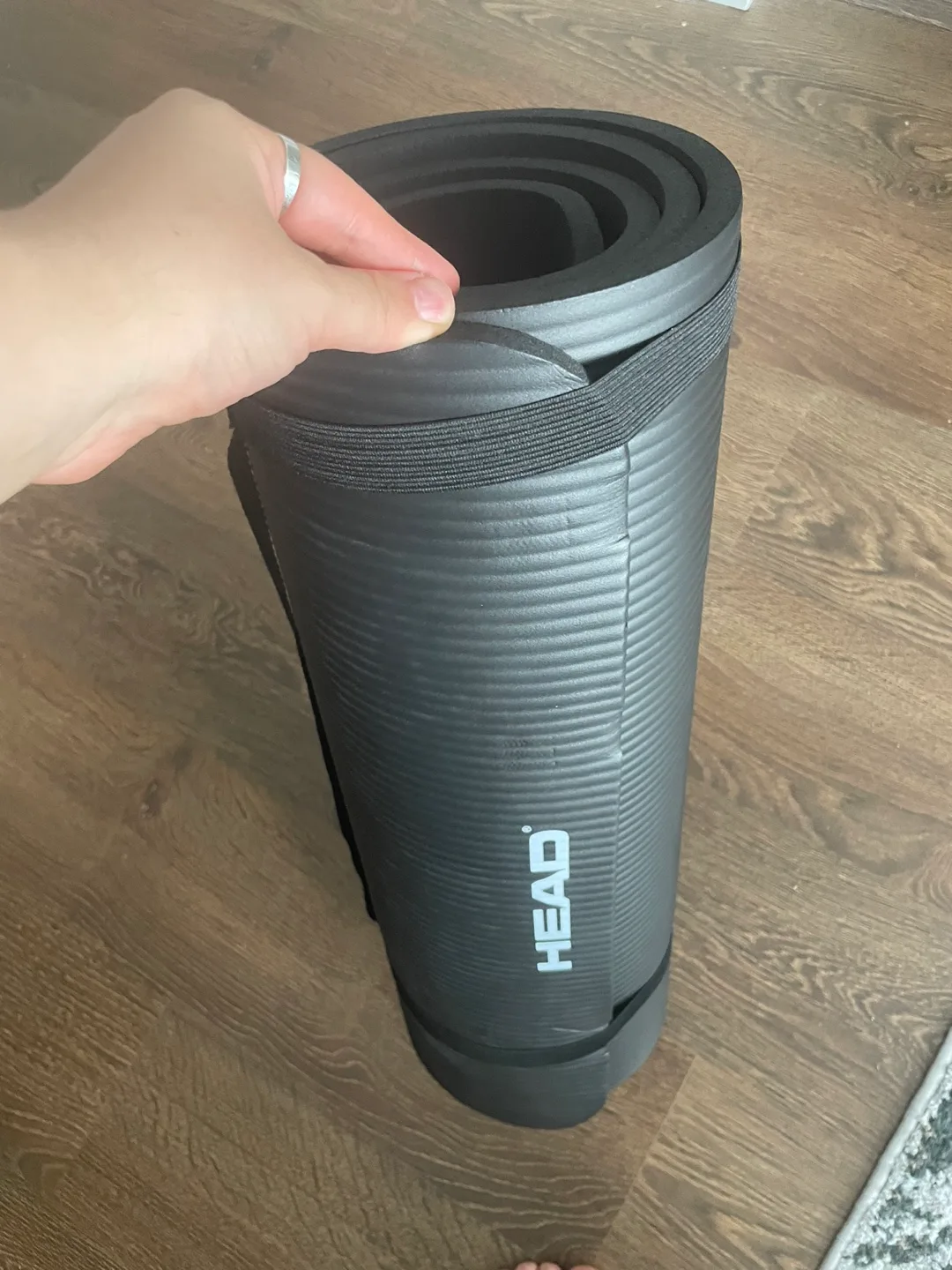 HEAD 12mm Exercise Mat - Black Yoga Mat image indicator(3)