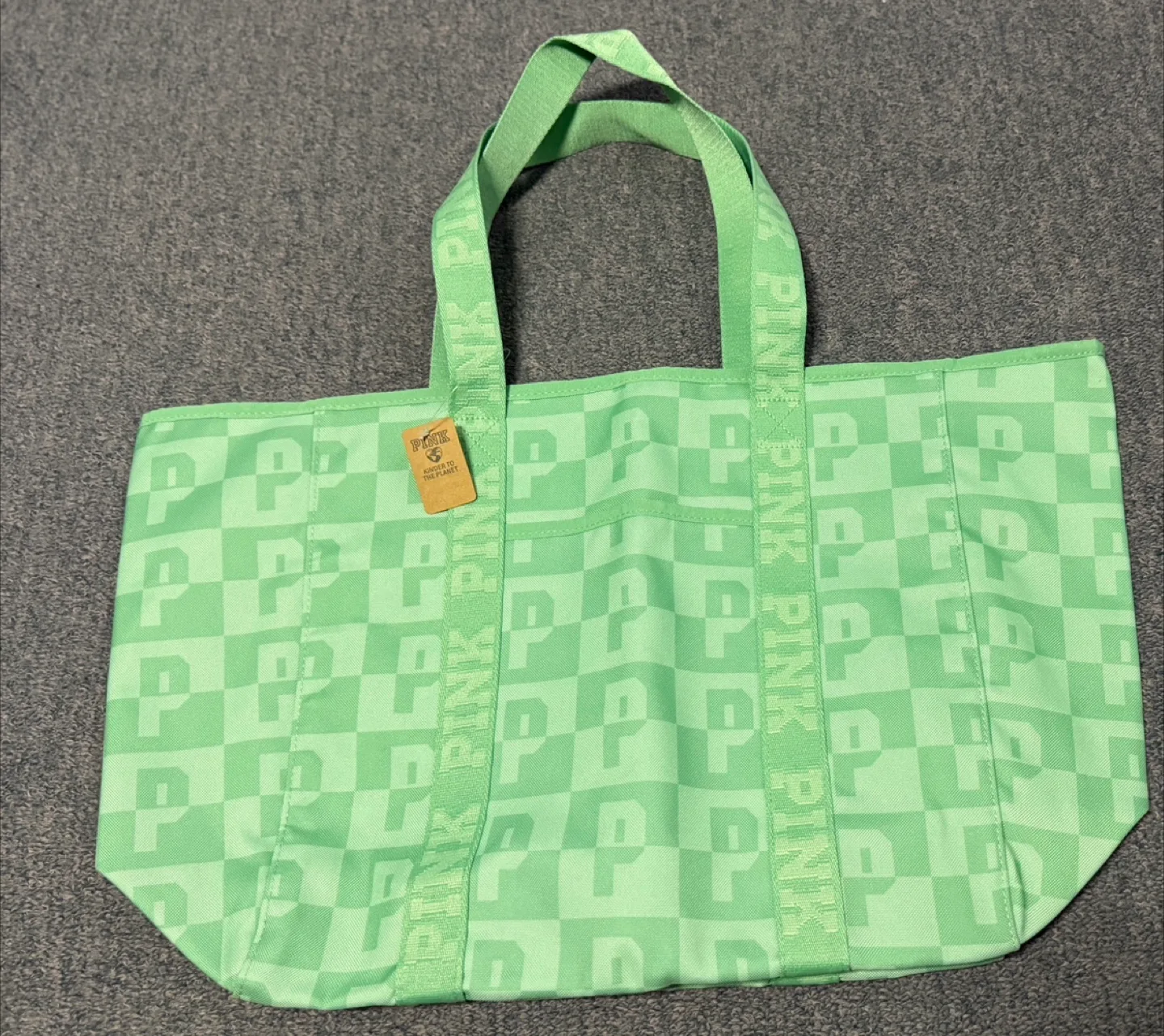 Victoria's Secret PINK Tote Bag - Green image indicator(2)