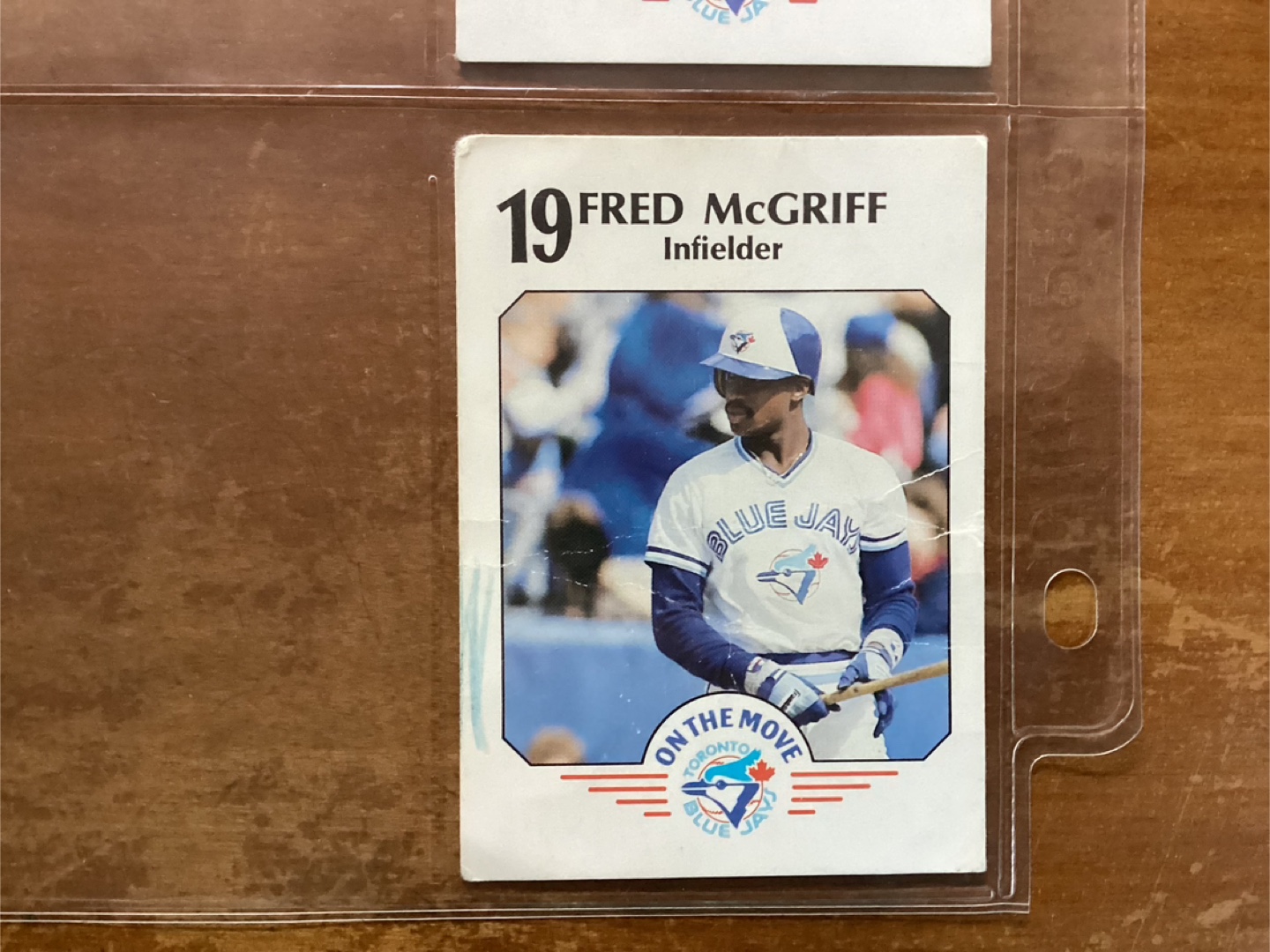 1989 Toronto Blue Jays “ON THE MOVE” Card #’s 12, 13 & 19 - photo 4