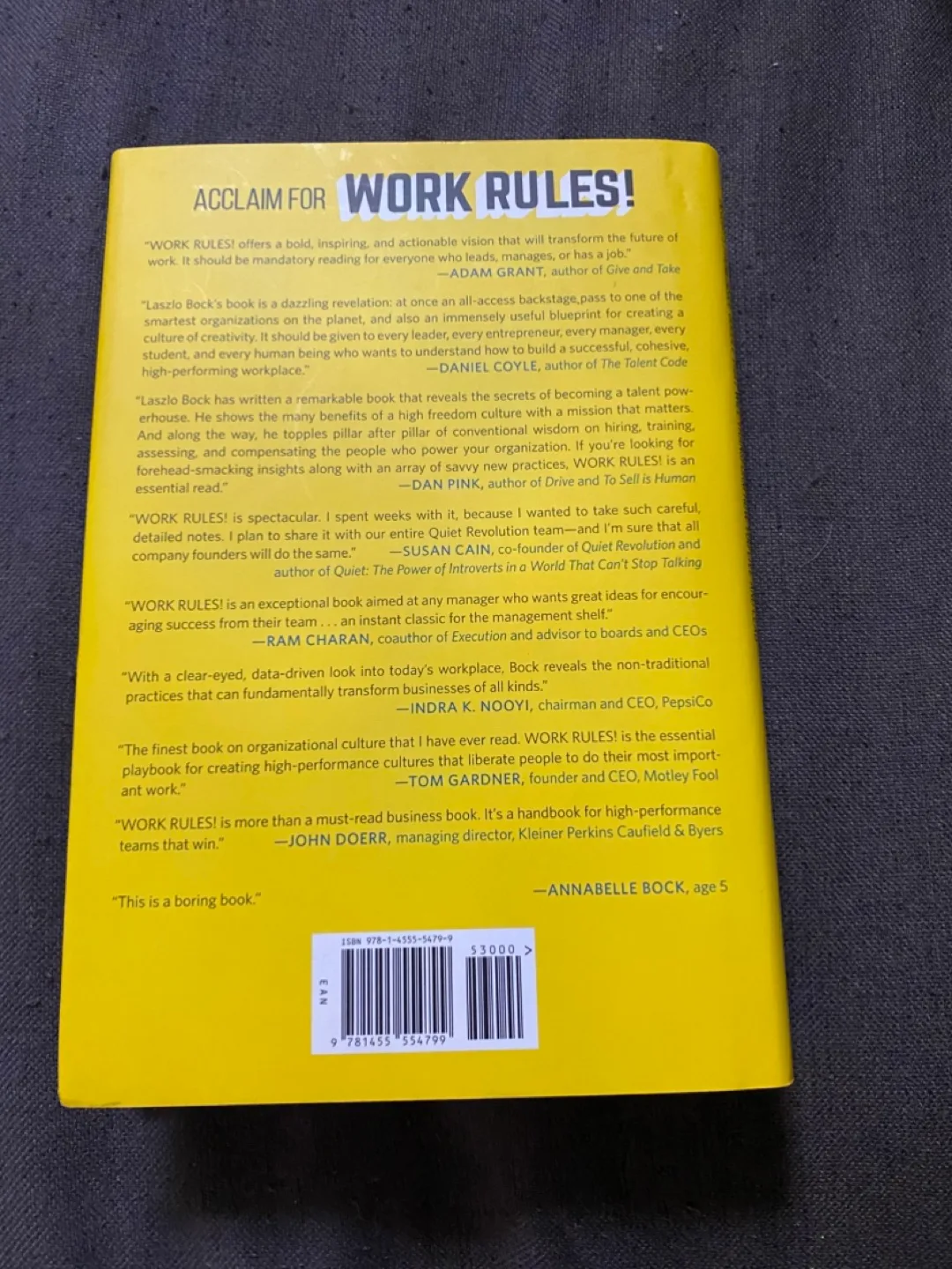 New - Work Rules! by Laszlo Bock image indicator(2)
