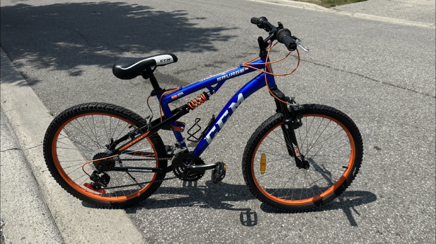 24” CCM Savage H-10 Steel Mountain Bike