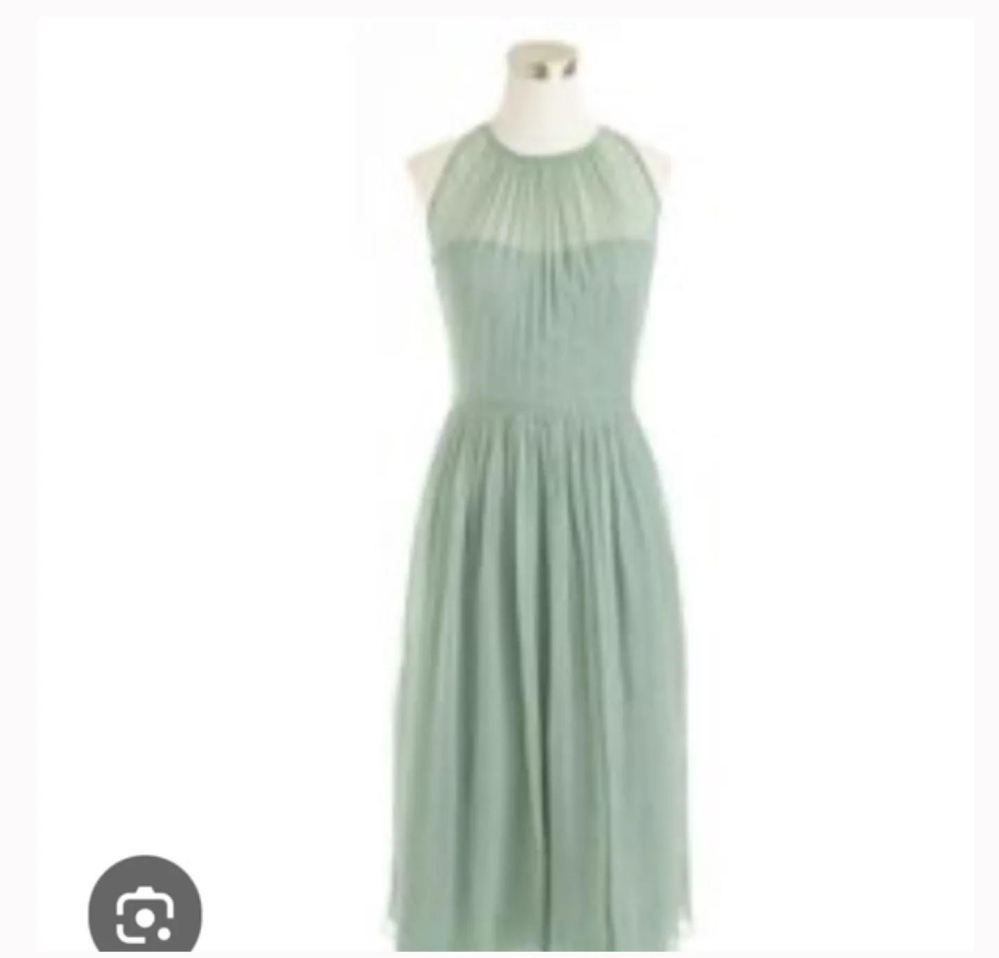 J. Crew silk chiffon dress thumbnail