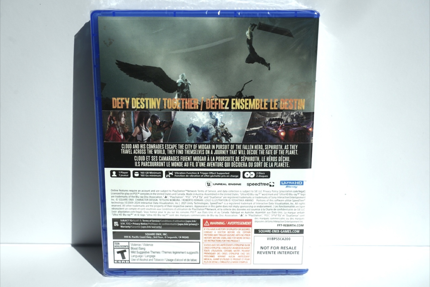 New Final Fantasy VII Rebirth PS5 Game - photo 2