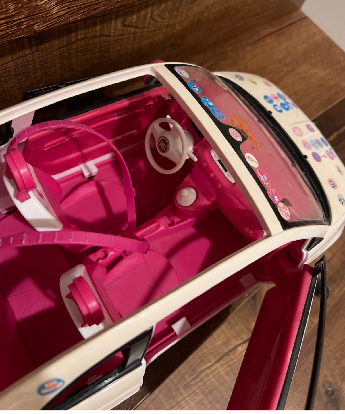 Barbie Fiat 500 Toy Car - photo 2