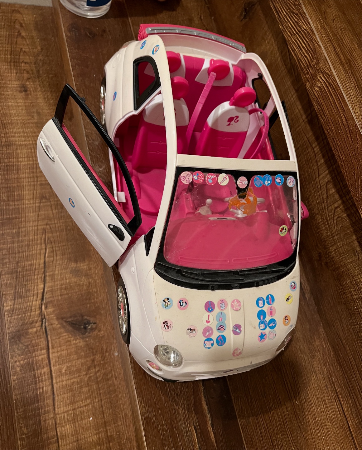 Barbie Fiat 500 Toy Car - photo 3