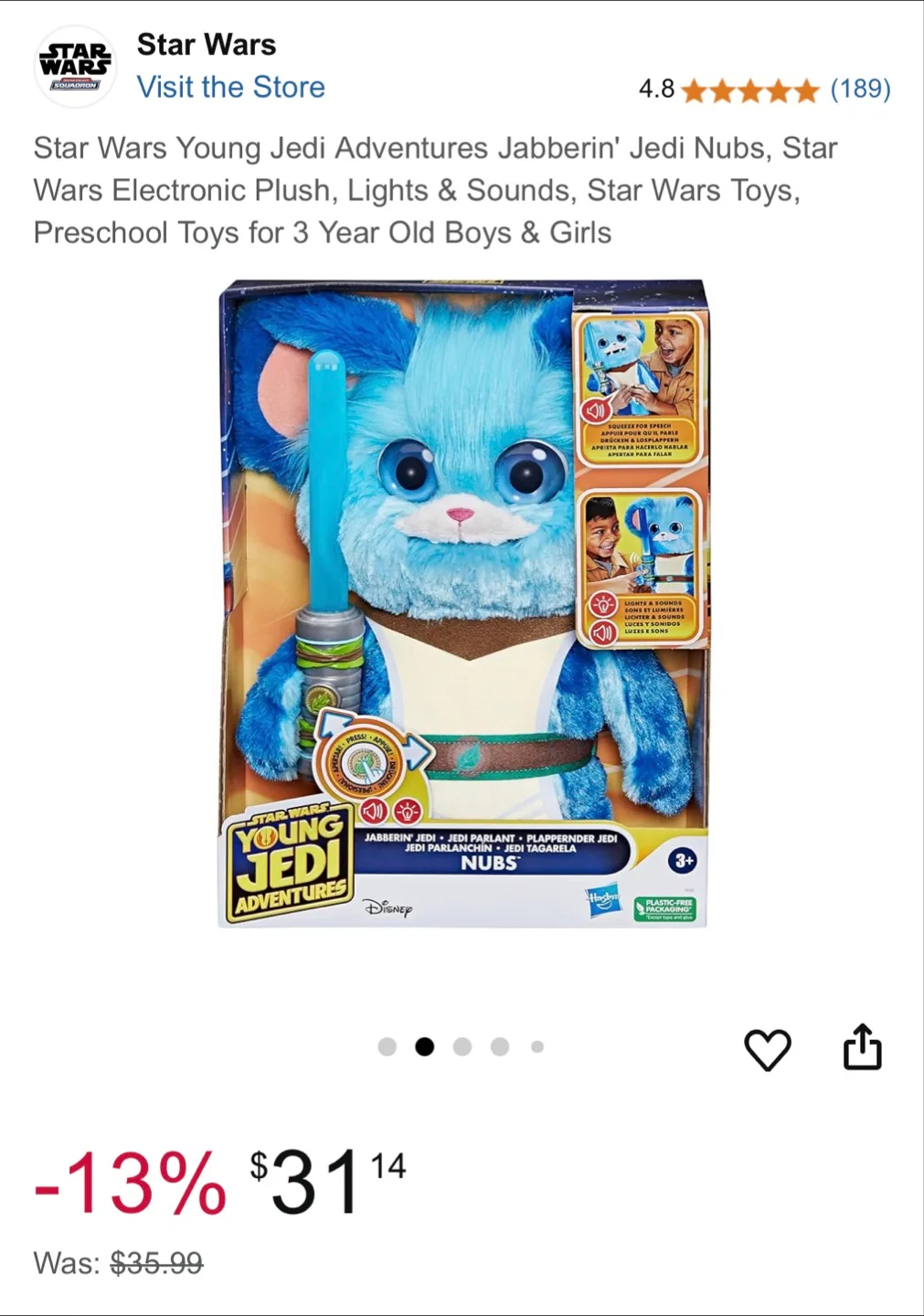 Brand new Star Wars Young Jedi Adventure toys image indicator(6)