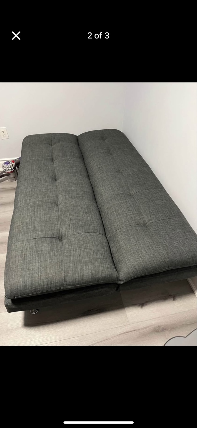 Grey Futon - Great Condition! - photo 2